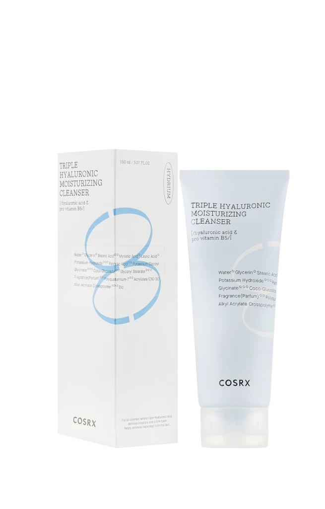 COSRX Hydrium Triple Hyaluronic Moisturizing Cleanser 150ml